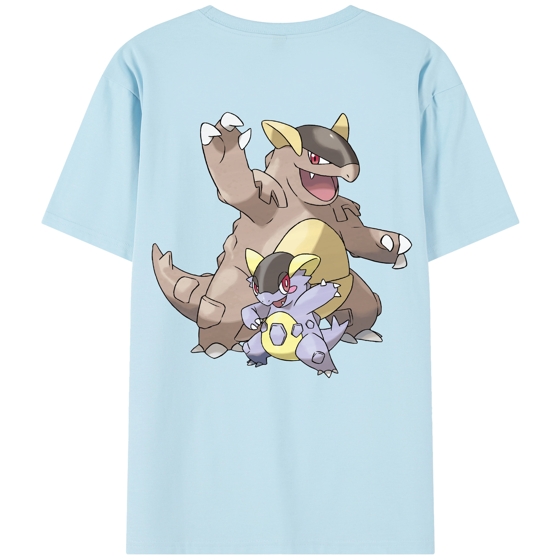 （画像用） ポケットモンスター Pokémon 綿100％半袖Tシャツ（背面プリント）